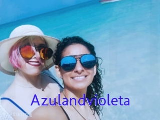 Azulandvioleta