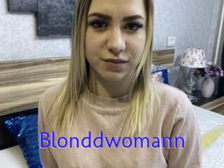 Blonddwomann